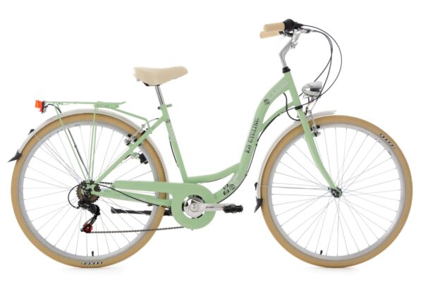 Lady's City Bike 28" Casino green 6 Gears Frame Size 48 cm