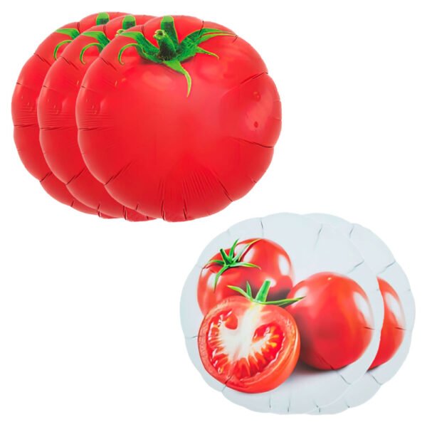 Folieballonger Tomat 5-pack