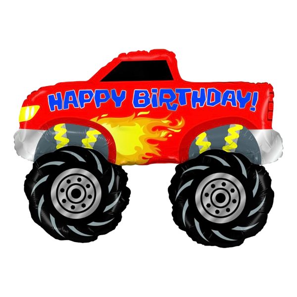 Folieballong Monster Truck Birthday
