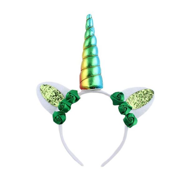 St. Patrick's Day Unicorn Pannband