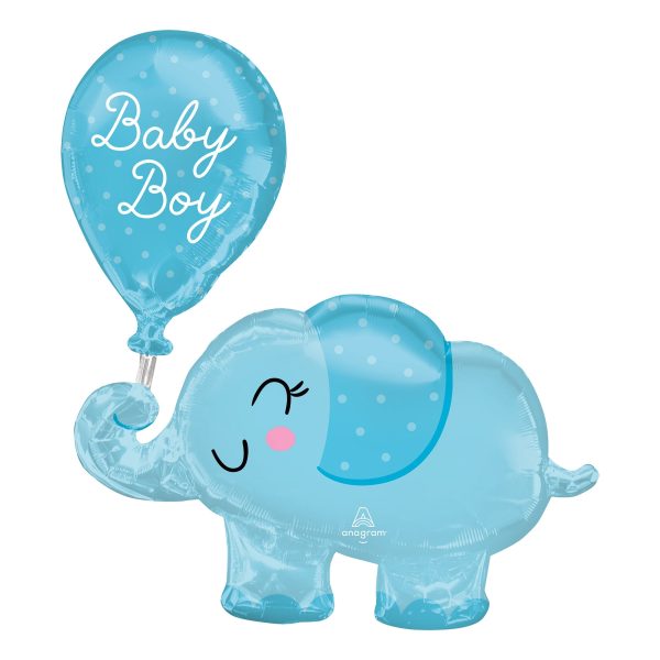 Folieballong Elefant Baby Boy