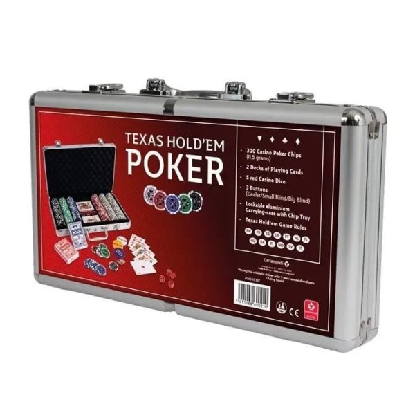 Poker Chips i Aluminium Resväska 300 stycken